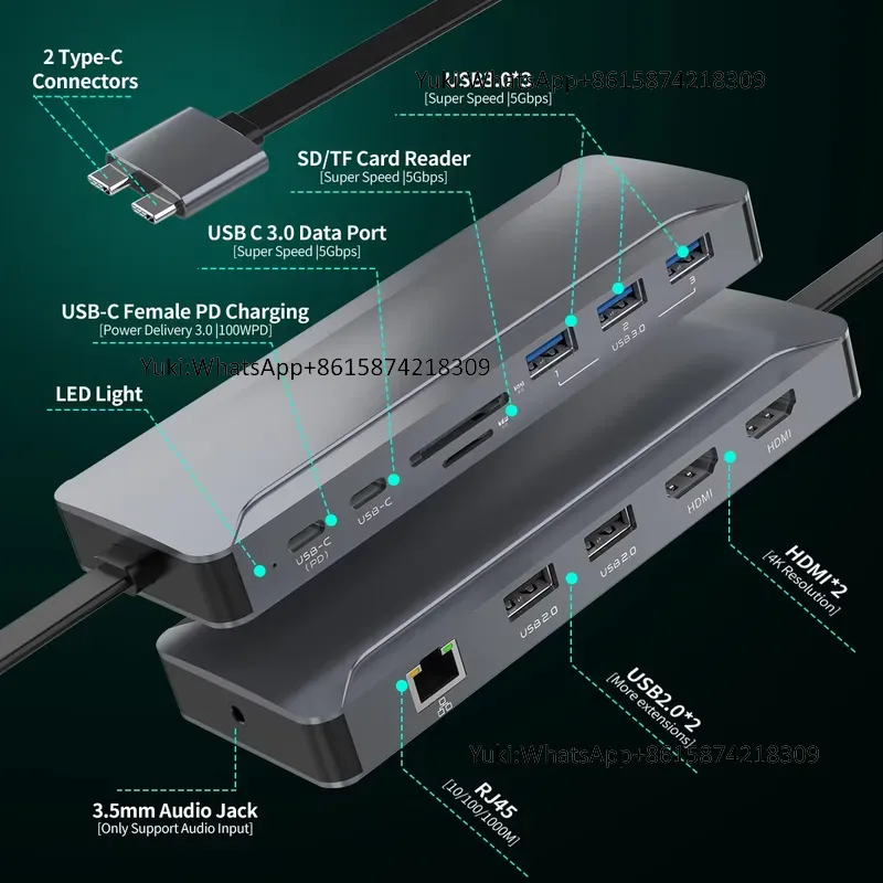 Usb Hub - ホットセール中 デュアルディスプレイ対応 Type-C to 4K30HZ HDMI