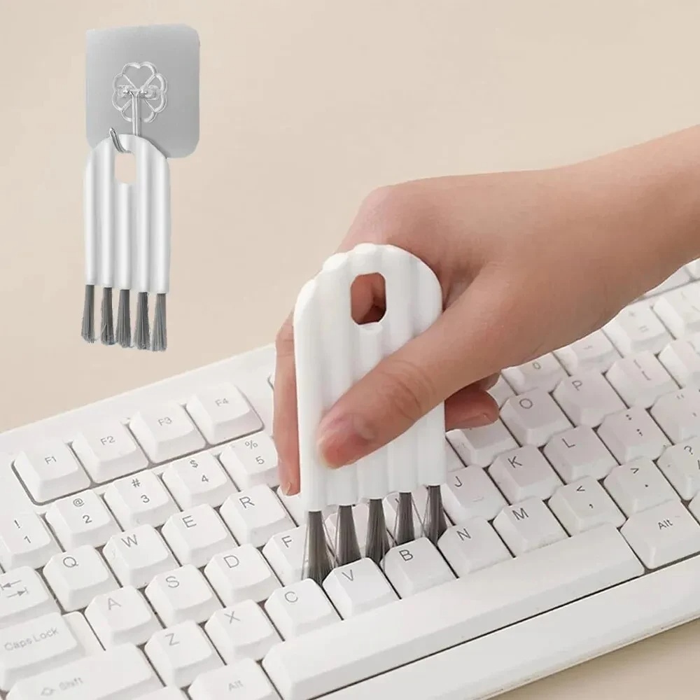 Keyboard Cover - 多機能フレキシブル電話クリーニングブラシ微塵カップ蓋カードスロットイヤホンクリーニングブラシヘッドセットキーボードカップカバー用