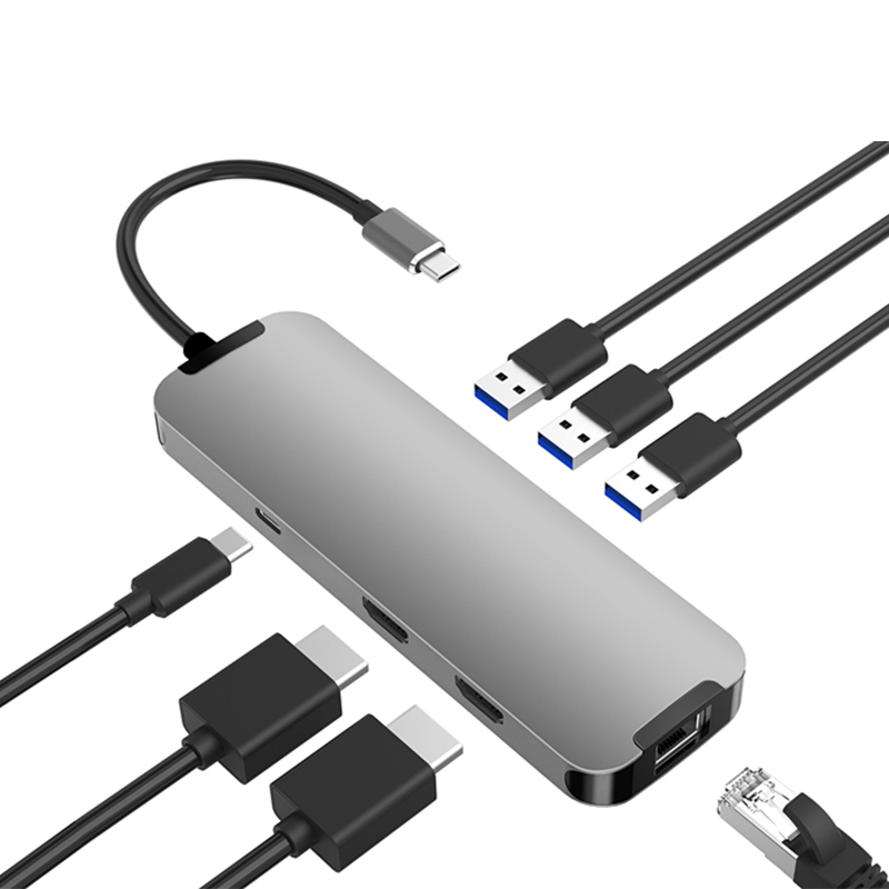 Usb Hub - OEM製 多機能対応ハブアダプター USB Type-C ハブ 7