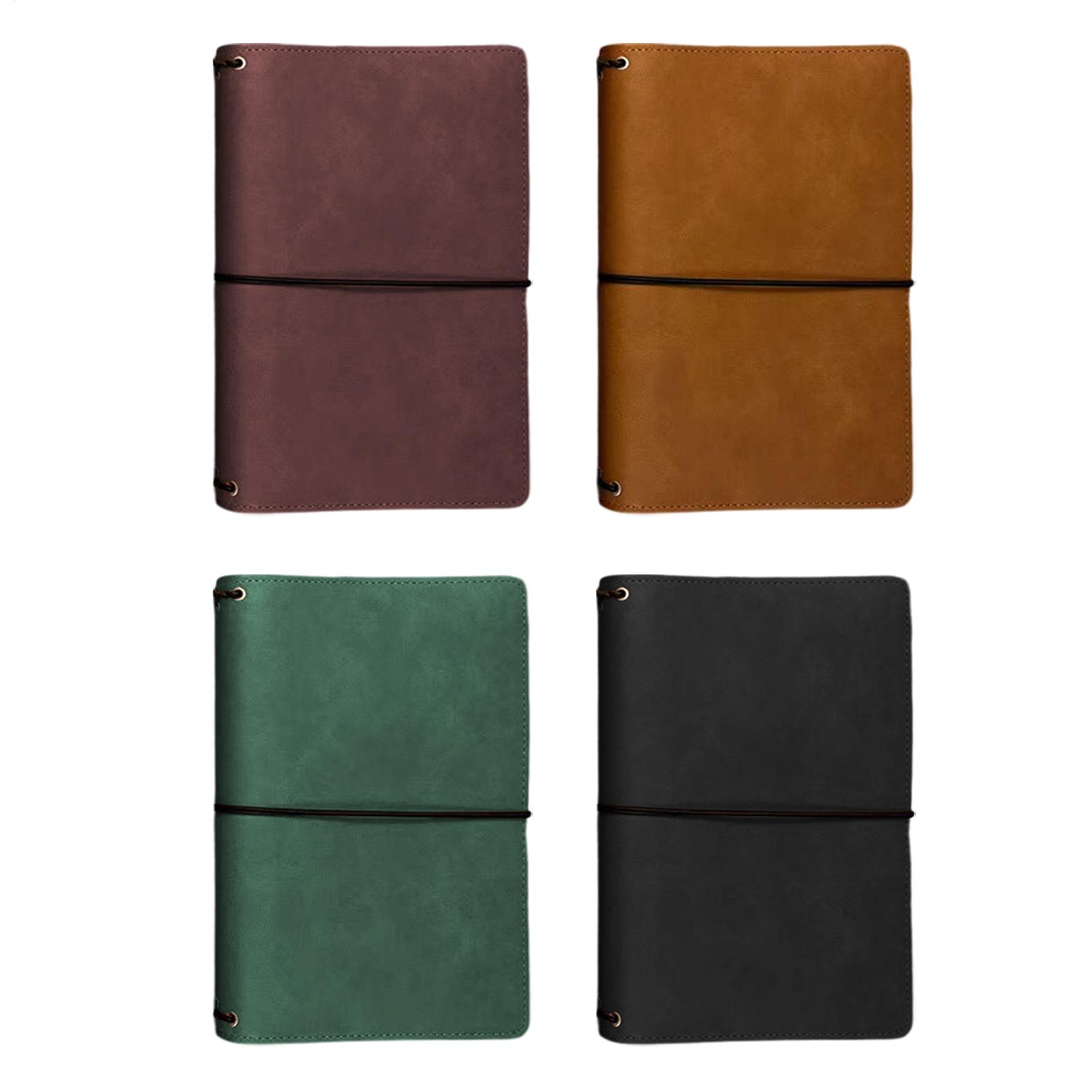 Laptop Sleeve - A5サイズのジャーナルカバー。ヴィンテージ風のPUレザー製。毎日の記録に適したジャーナル保護カバー。ジャーナリスト、作家、学生向けのプランナー保護ケース。
