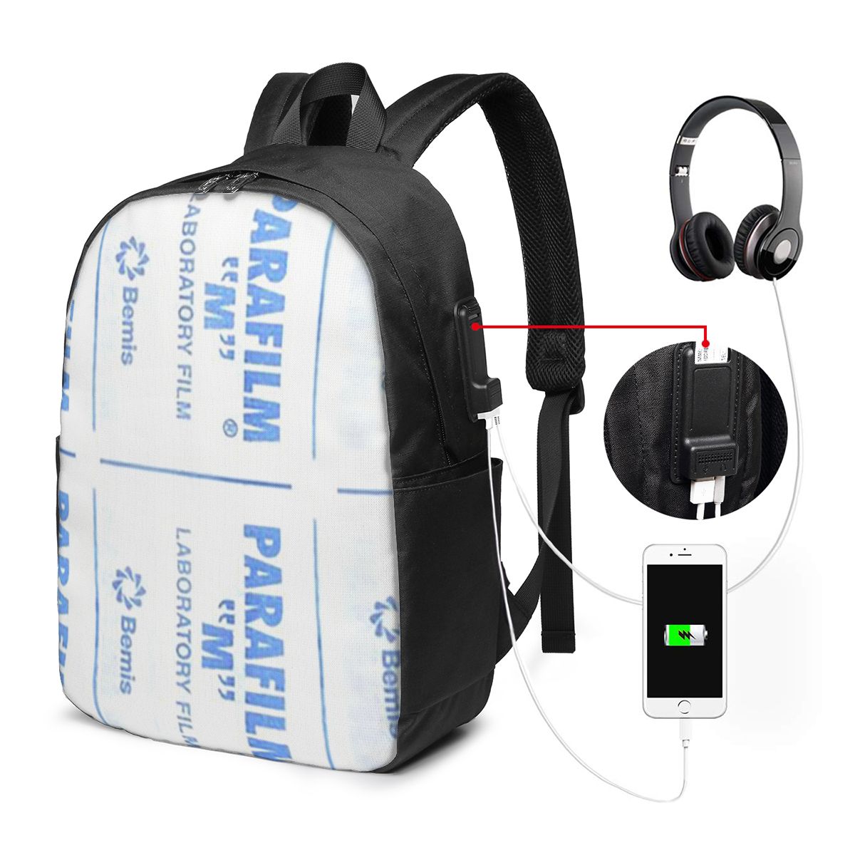 パラフィルムは救世主です。バックパック、旅行用ノートブックバ - Laptop Bag のレビューと価格