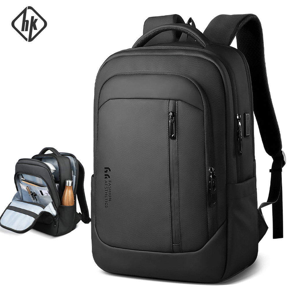 HK新デザイン旅行バックパック メンズ 大型ビジネスバックパ - Laptop Bag のレビューと価格