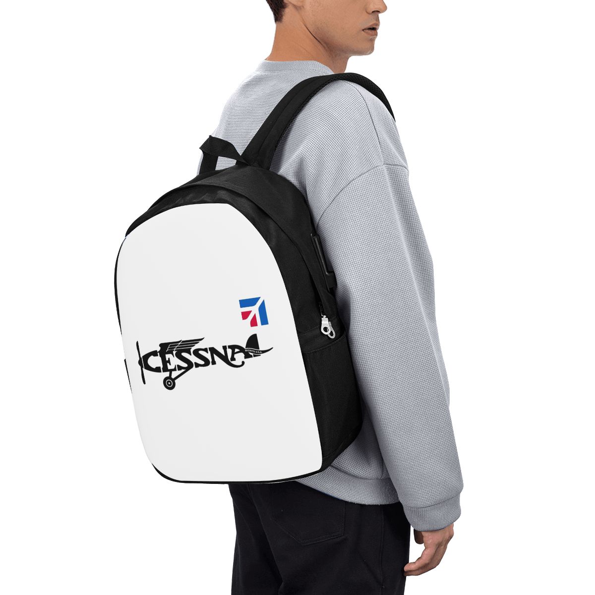 セスナロゴバックパック旅行ノートブックバッグコンピュータ大学 - Laptop Bag のレビューと価格