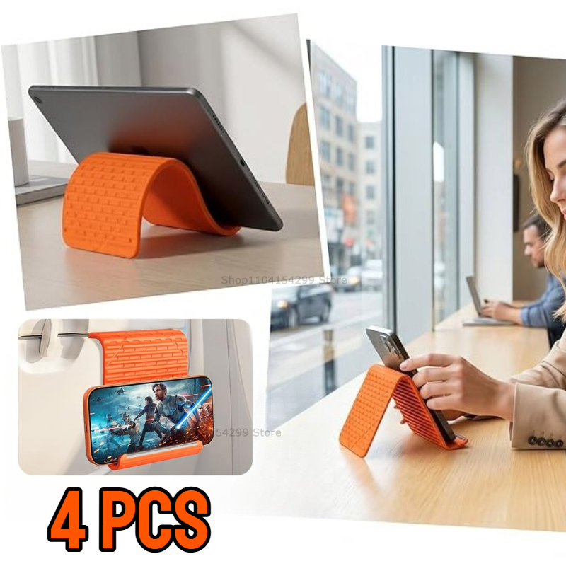 柔軟で折りたたみ可能なシリコン製スマホホルダー、携帯用調整可 - Laptop Stand のレビューと価格
