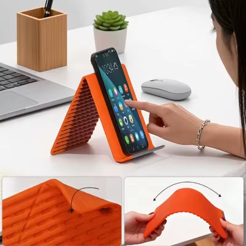 怠惰な携帯電話スタンド シリコン製デスクトップタブレット/ノ - Laptop Stand のレビューと価格