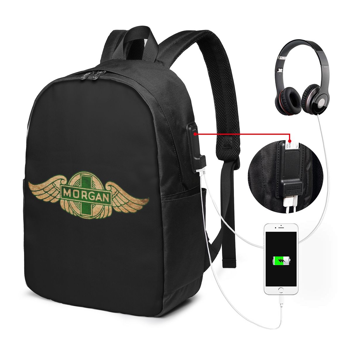 モーガンモーターカーカンパニー バックパック トラベルノート - Laptop Bag のレビューと価格