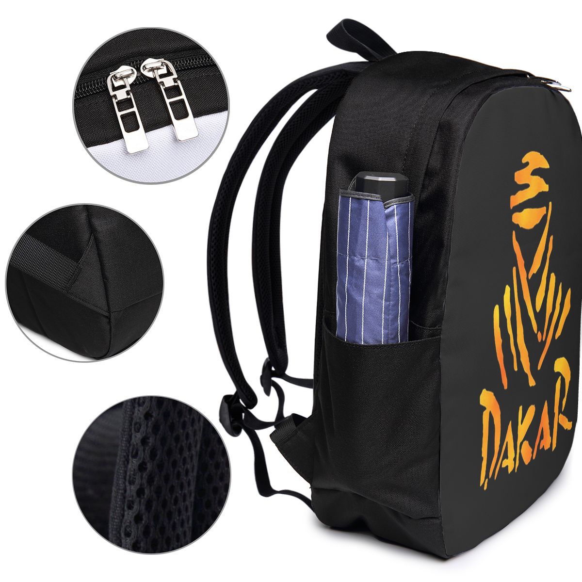 ダカールラリーバイクバックパック旅行ノートブックバッグコンピ - Laptop Bag のレビューと価格