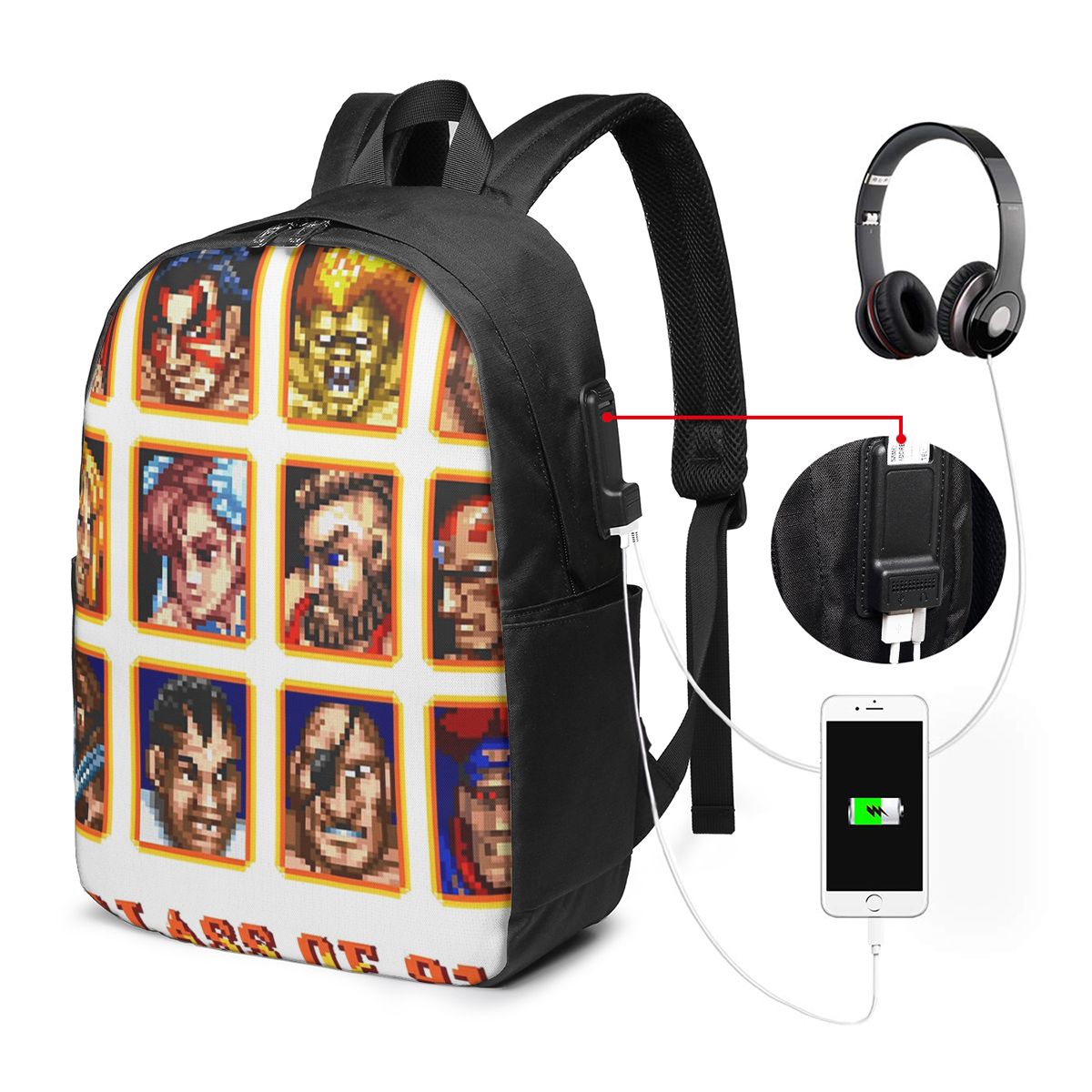 Defeated Portraits スーパーストリートファ - Laptop Bag のレビューと価格