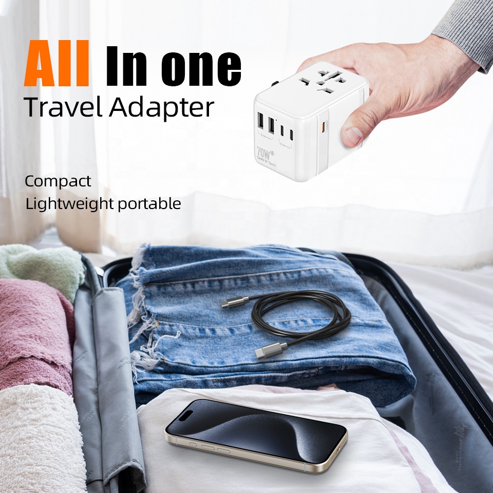 ユニバーサルワールドワイドウォールソケット電源アダプターUS - Laptop Charger のレビューと価格