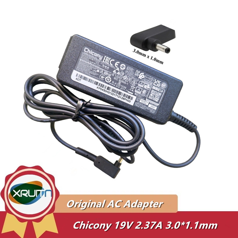 オリジナル19V 2.37A 45Wノートパソコン充電器 A - Laptop Charger のレビューと価格