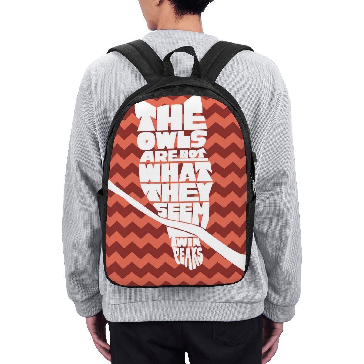 ツインピークスレッドルームバックパック旅行ノートブックバッグ - Laptop Bag のレビューと価格