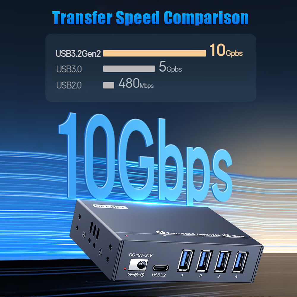 A-4U32M1 4ポートUSB 3.0ハブ 10Gbps  - Usb Hub のレビューと価格