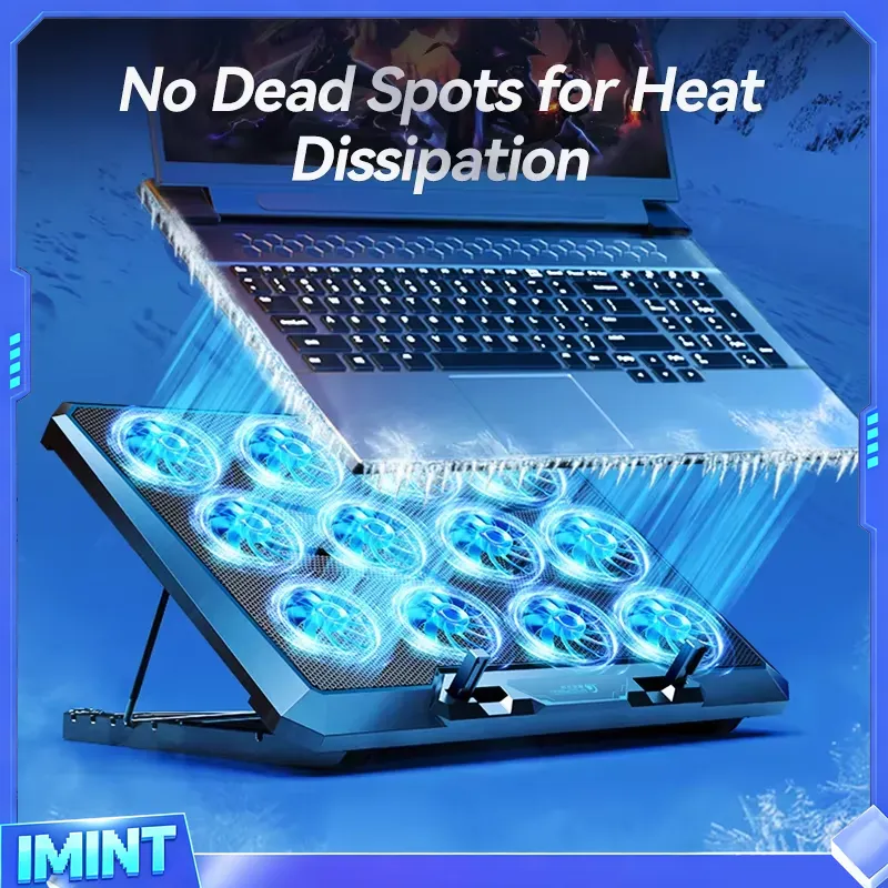 COOLCOLD ノートパソコン冷却パッド 12個の静音ファ - Laptop Cooling Pad のレビューと価格